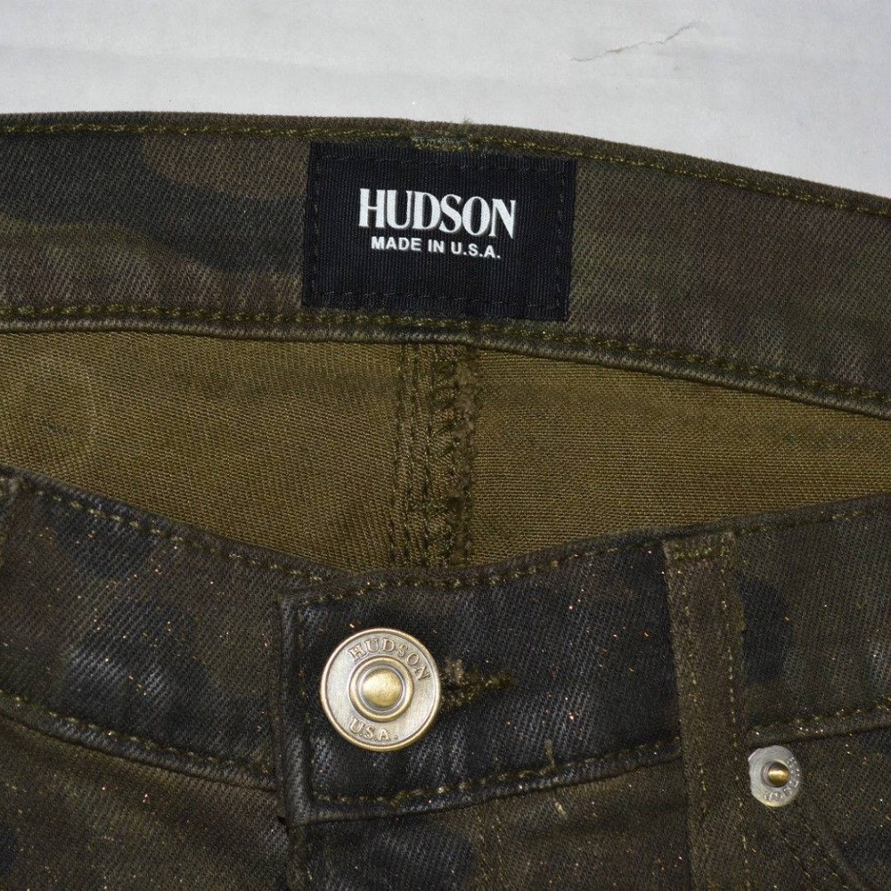 Women's HUDSON sz 24 Nico Super Skinny Camo Jeans - Picture 7 of 8